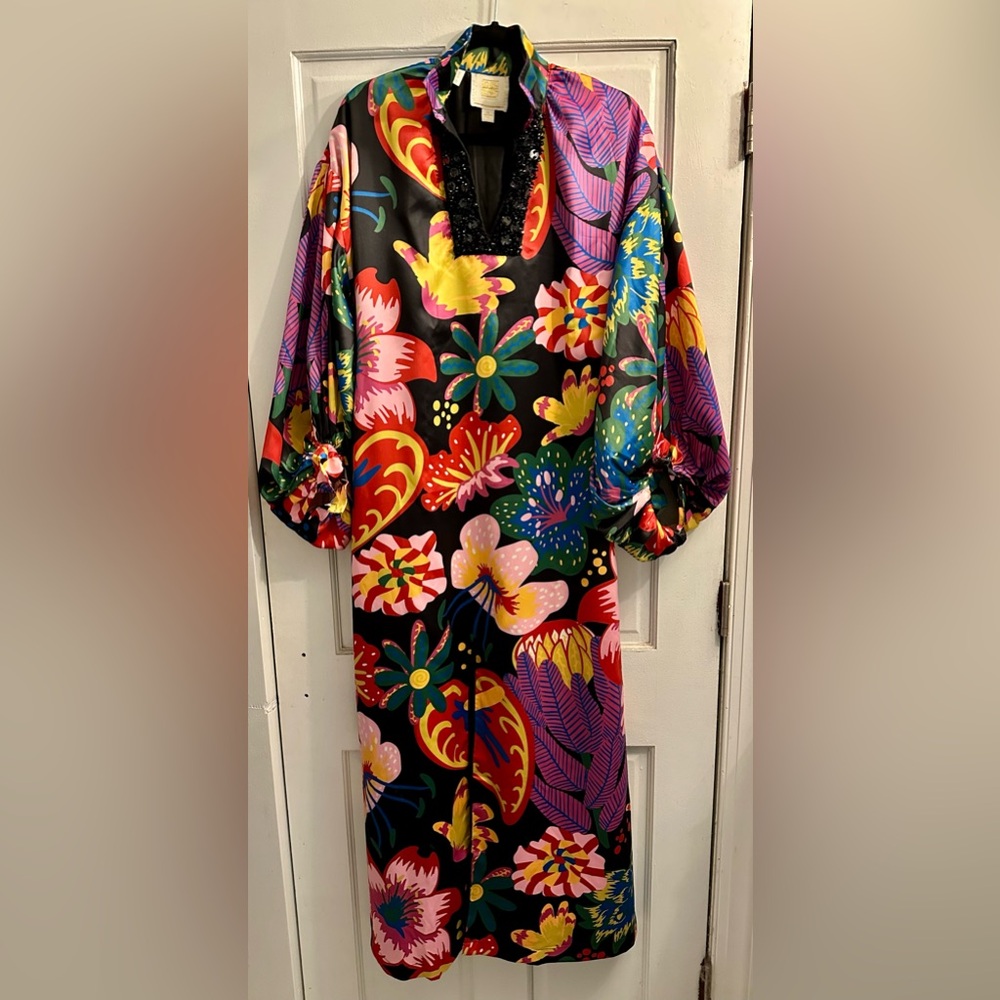 Emily McCarthy Fiona Dress, Midnight Garden, XS - Picture 2 of 5
